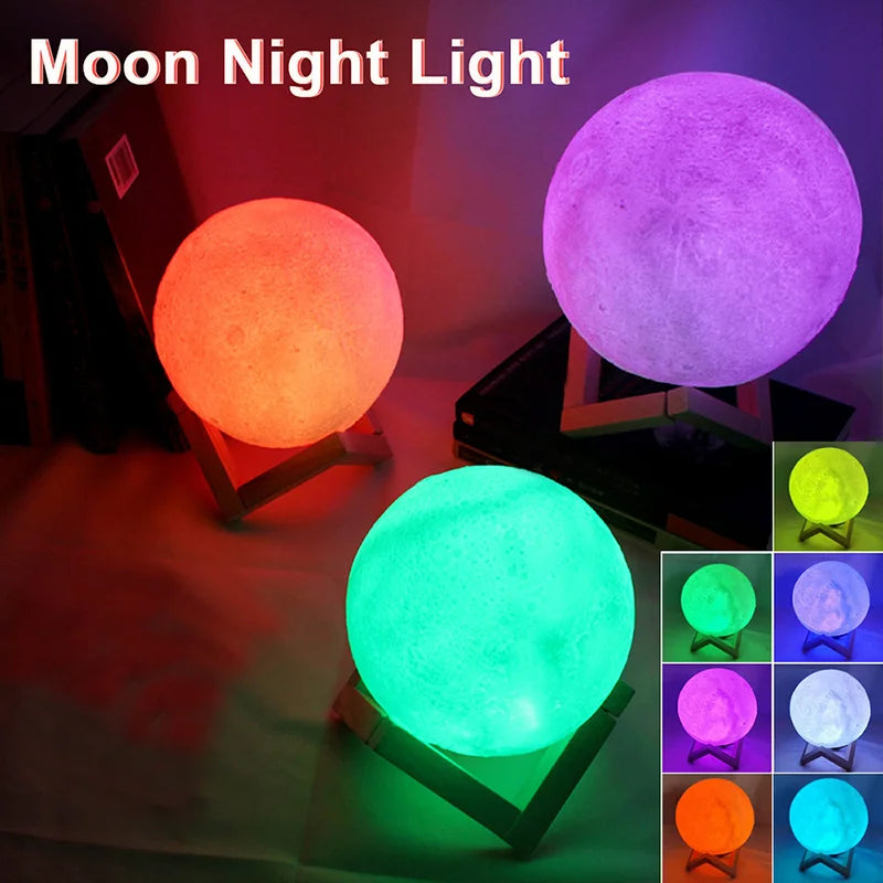 LED Moon & Galaxy Book Light – Perfect Gift for Kids