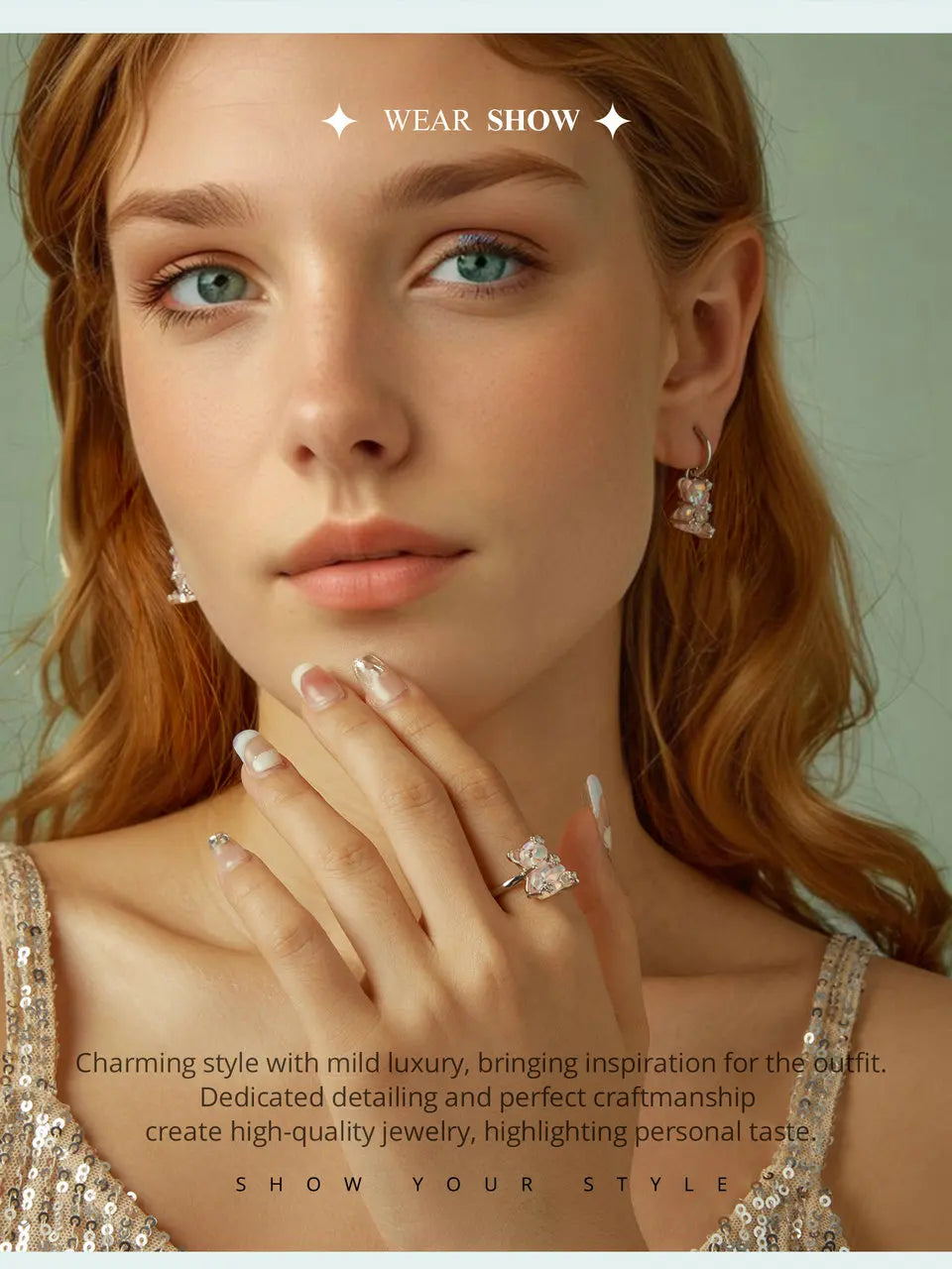 BAMOER 925 Silver Butterfly Ring for Girls, Dainty Cute Butterfly Jewelry Gifts for Women On Birthday Christmas for Girlfriend