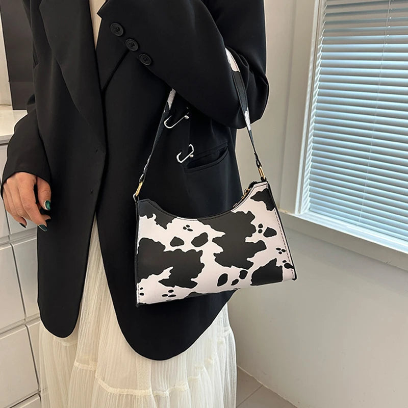 PU Leather Underarm Tote