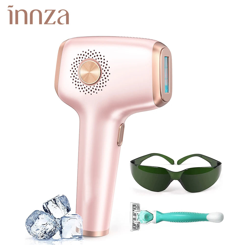 INNZA IPL Hair Removal Device – 999,999 Flashes with Ice Cooling