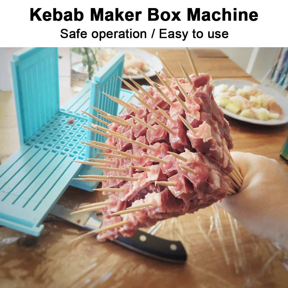 49-Hole Meat & Vegetable Skewer Box – Barbecue Tool