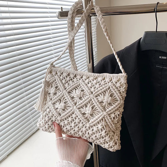 Straw Woven Crossbody Bag