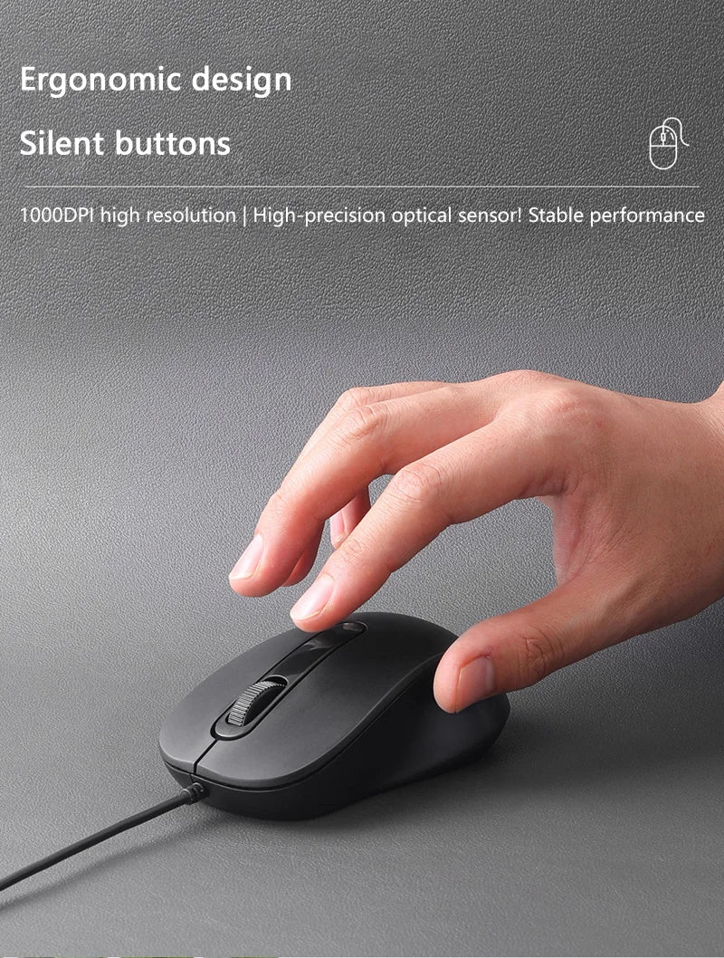 Xiaomi Wired Silent Mouse