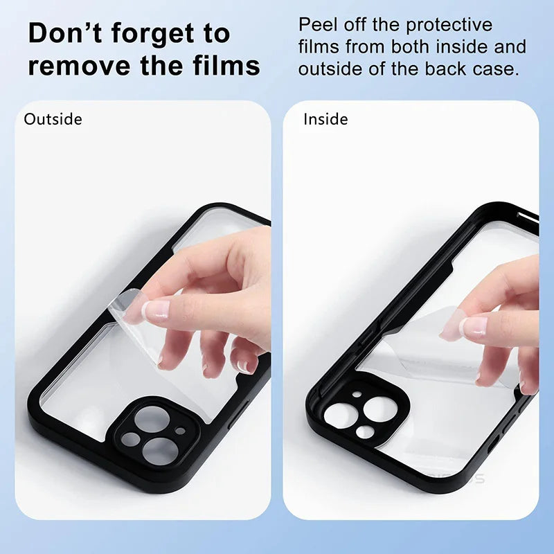 360° Full Body Shockproof Cover – iPhone