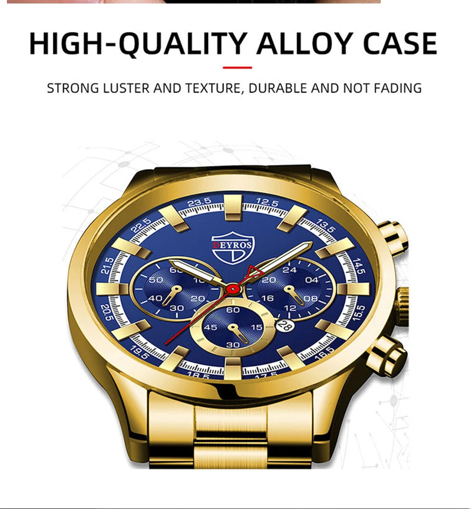 Men's Quartz Sports Watch with Date