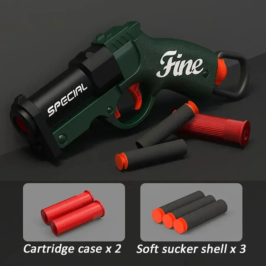 . Kids Soft Bullet Pistol – Outdoor Shooting Game Blaster Toy