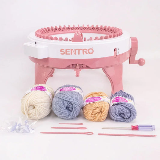Sentro Hand Knitting Machine Kit – 22/40/48 Needles with Row Counter