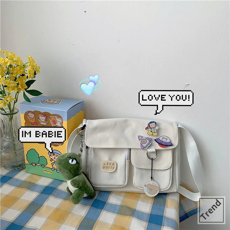 Wild Student Shoulder Bag – Japanese Style Pouch