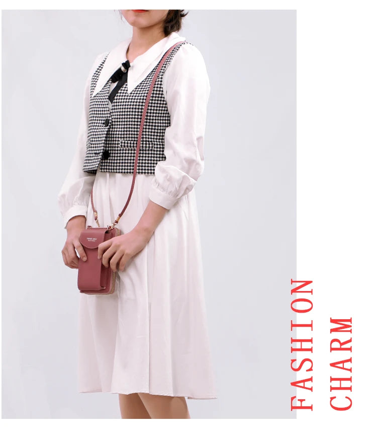 Versatile Single Shoulder Satchel & Keycase for Women