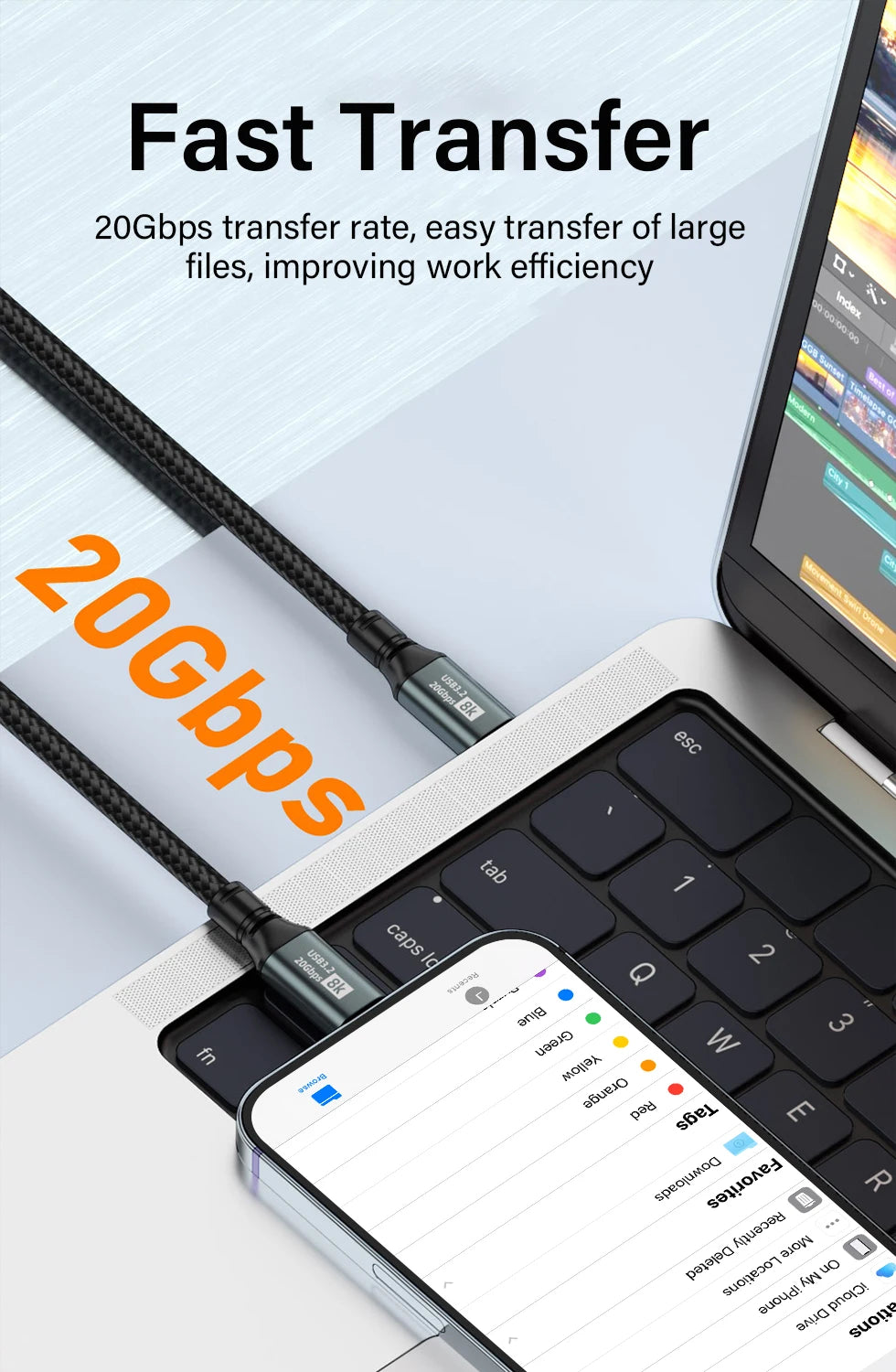 100W PD Fast Charging Cable