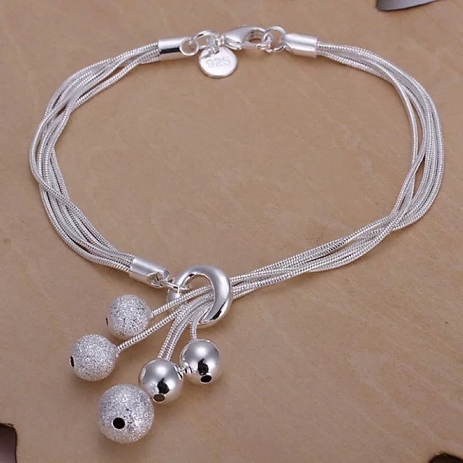 925 Sterling Silver Chain Bracelet