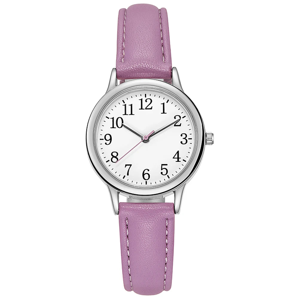 Women’s Fashion Quartz Watch – Easy Read, PU Strap