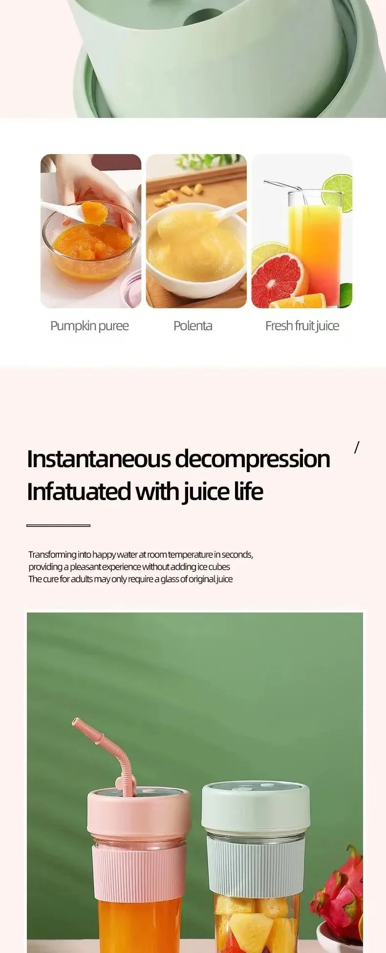 Portable Electric Fruit Juicerg