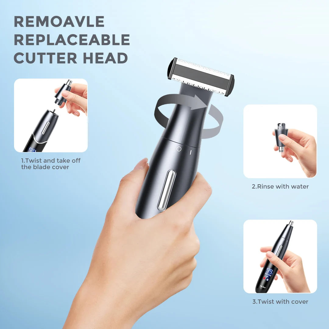 Sejoy 6-in-1 Electric Epilator & Trimmer – Multifunctional Grooming Kit