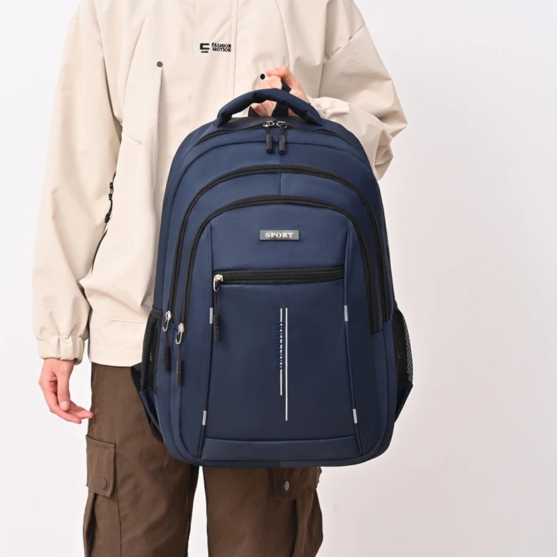 Multi-Functional Simple School Bag for Men