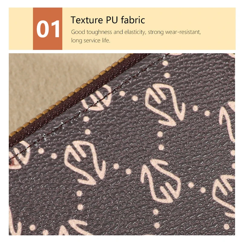 Chic Vintage Women’s Zipper Wallet with Coin Purse