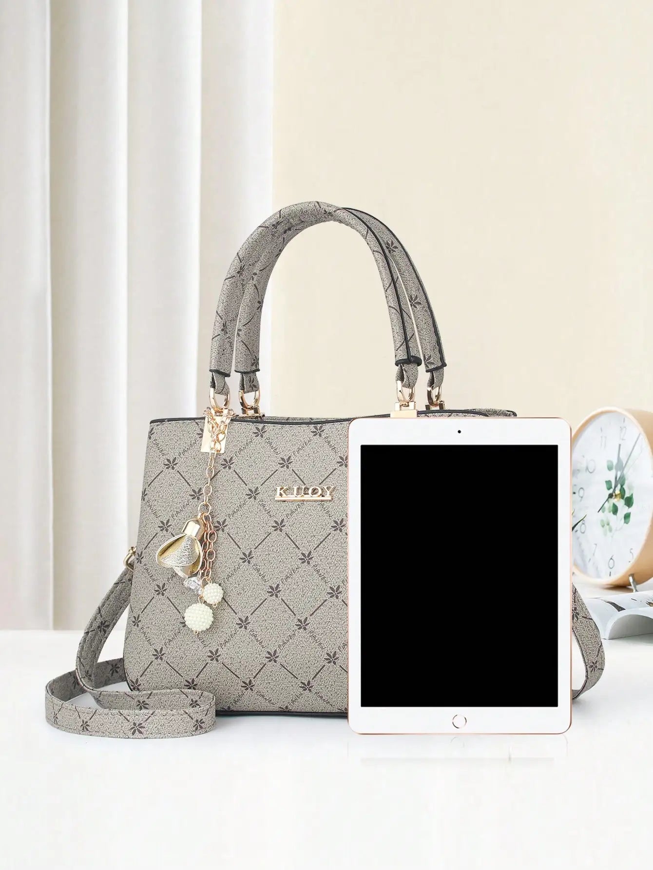 Trendy Women's Print Handbag & Shoulder Bag