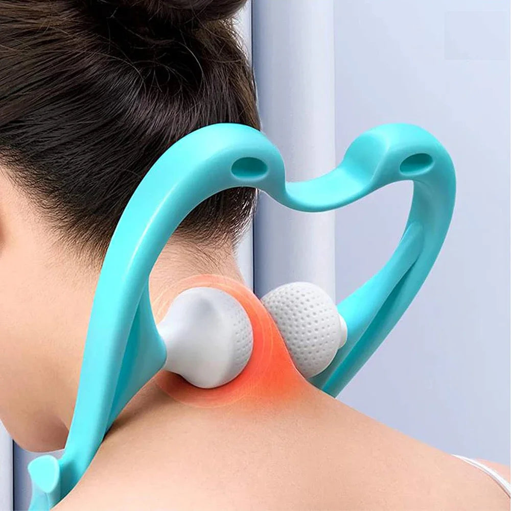 Dual Pressure Neck Massager – Deep Tissue Shiatsu Relief