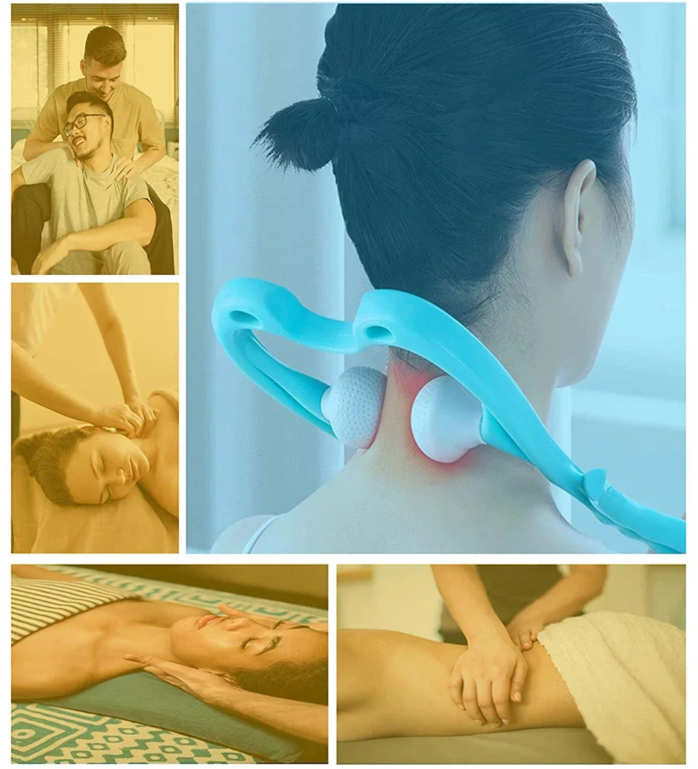 Dual Pressure Neck Massager – Deep Tissue Shiatsu Relief