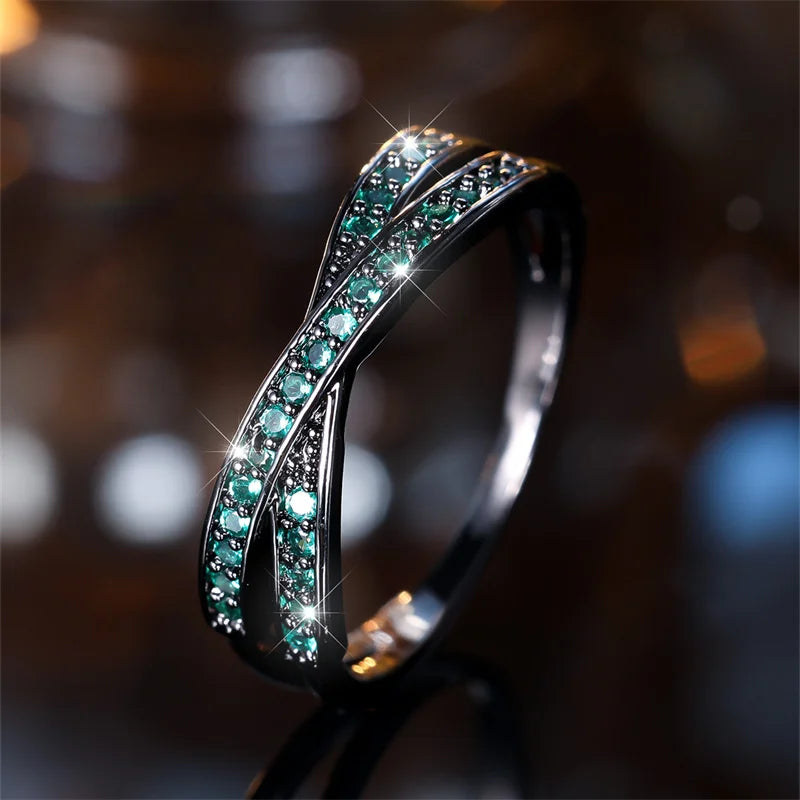 "Minimalist Colored Zircon Rings – Women’s Jewelry"