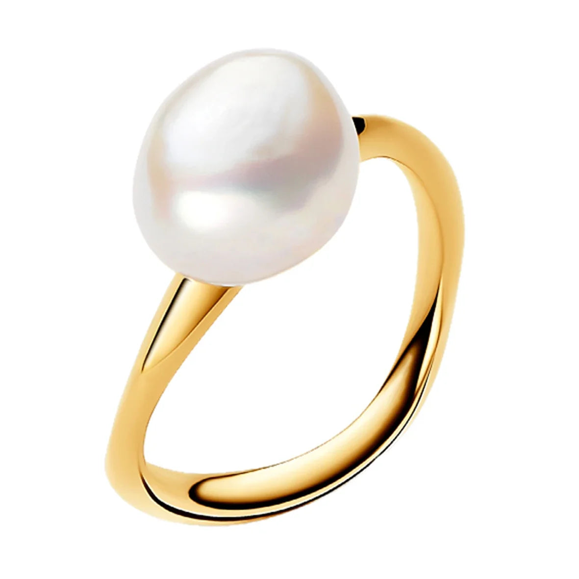 925 Silver Pearl & Zircon Ring – Couple’s Jewelry Gift"