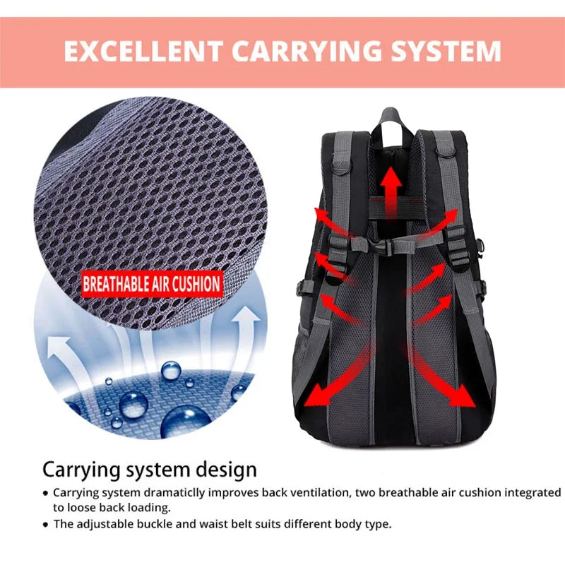 Men’s Waterproof Nylon Travel & Laptop Backpack