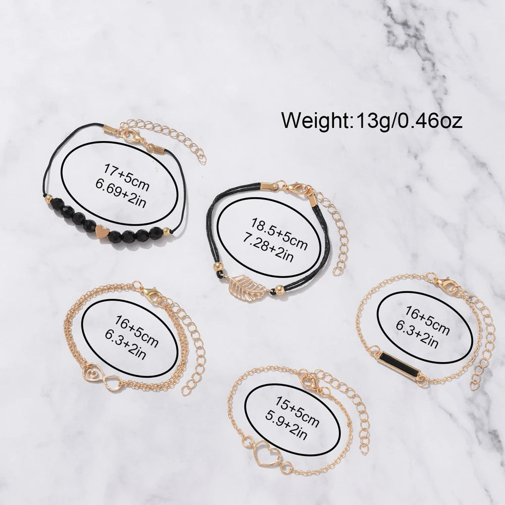 6PCS Women's Fashion Watch Set