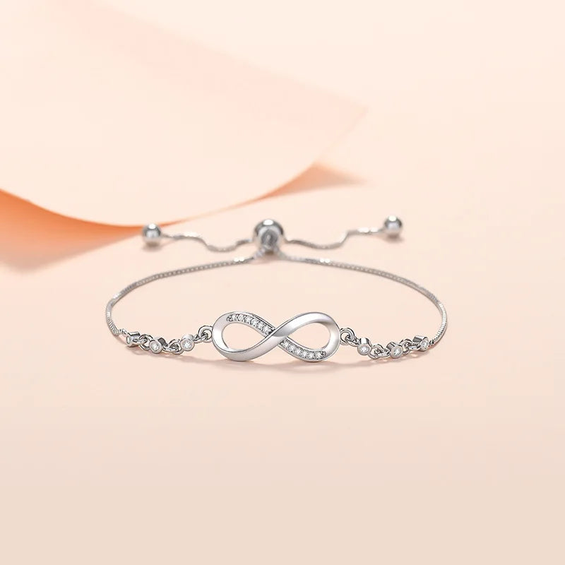 925 Silver Crystal Luxury Bracelet for Women”