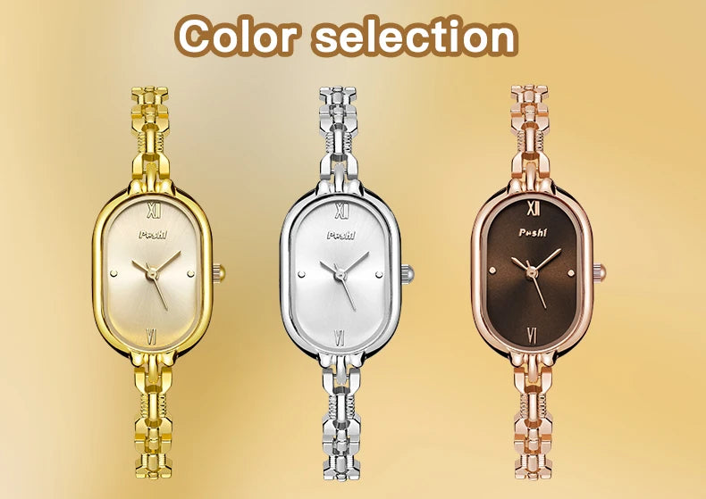 POSHI Women's Luxury Quartz Bracelet Watch