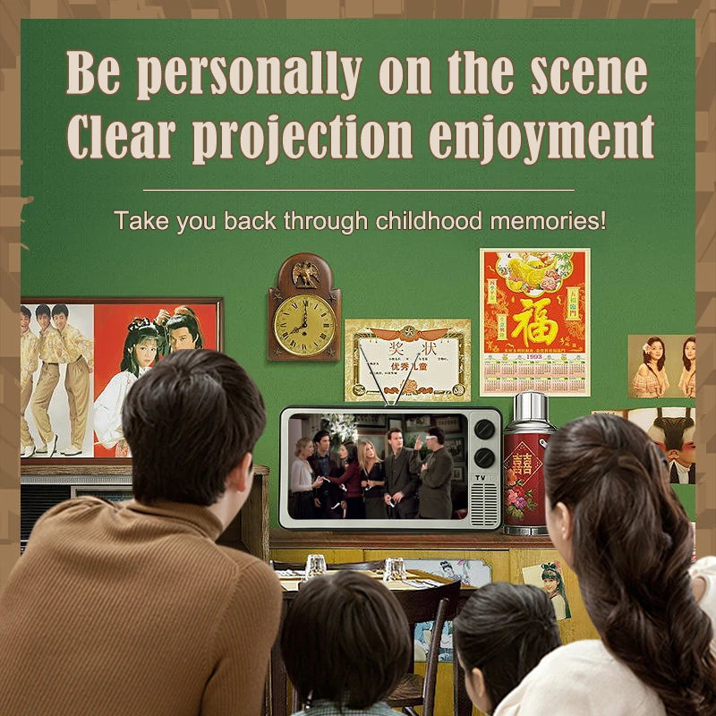 Retro TV Box Phone Magnifier – HD Display