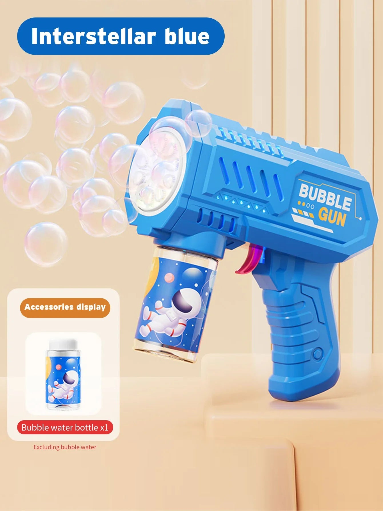 Automatic Bubble Gun – Rocket Bubble Machine for Kids