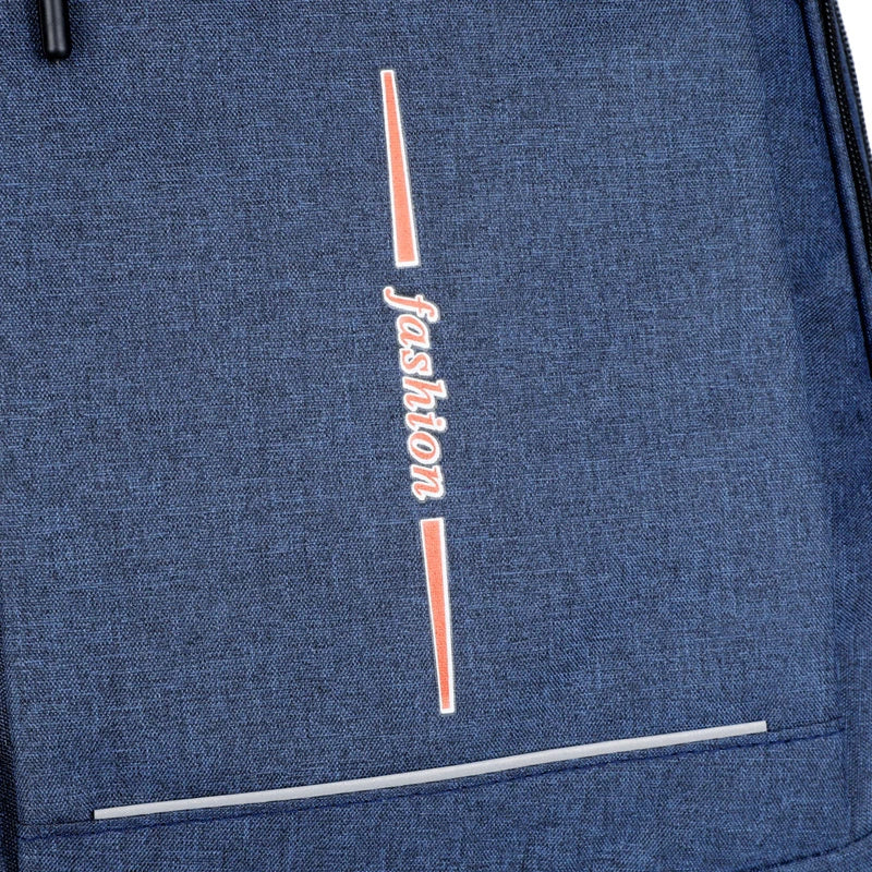 Trendy School & Computer Backpack – Black, Grey, Blue, Red