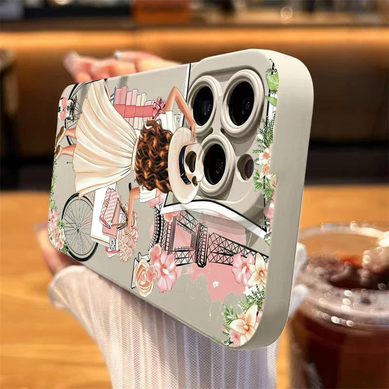 Flower Girl Pattern Cover – iPhone