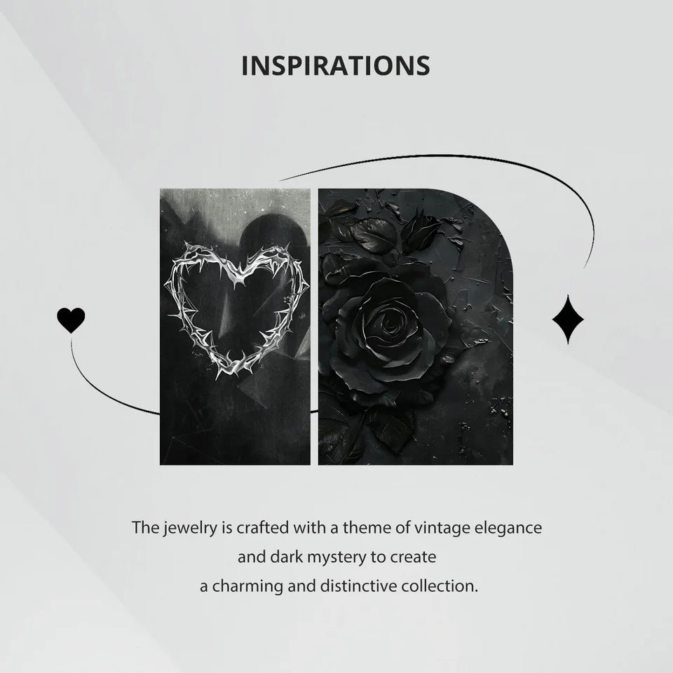 BAMOER 925 Silver Vintage Statement Ring