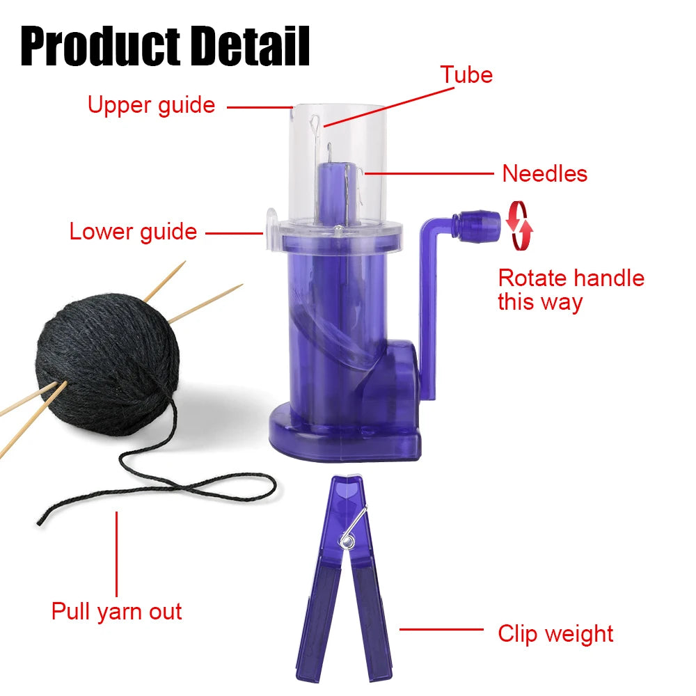 Hand Knit Loom Spool – Perfect for Crafting & Weaving Bracelets