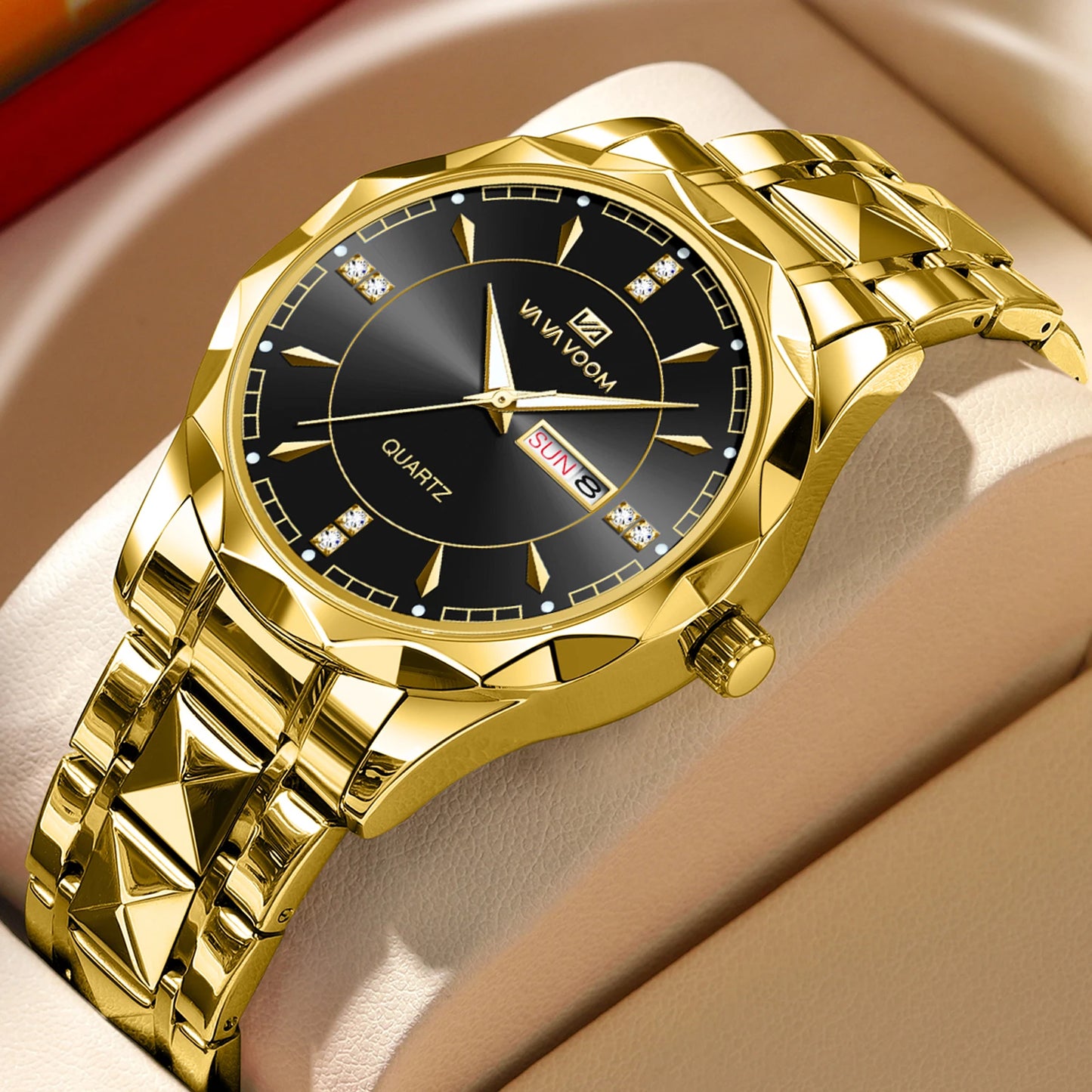 “A luxury watch that is resistant to echo and water