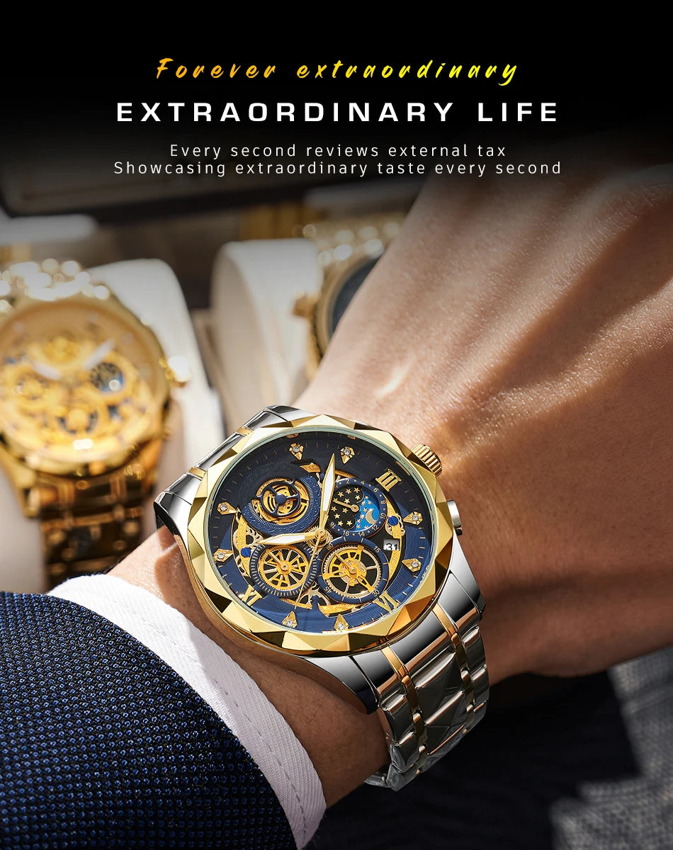 Men's Waterproof Luminous Quartz Watch