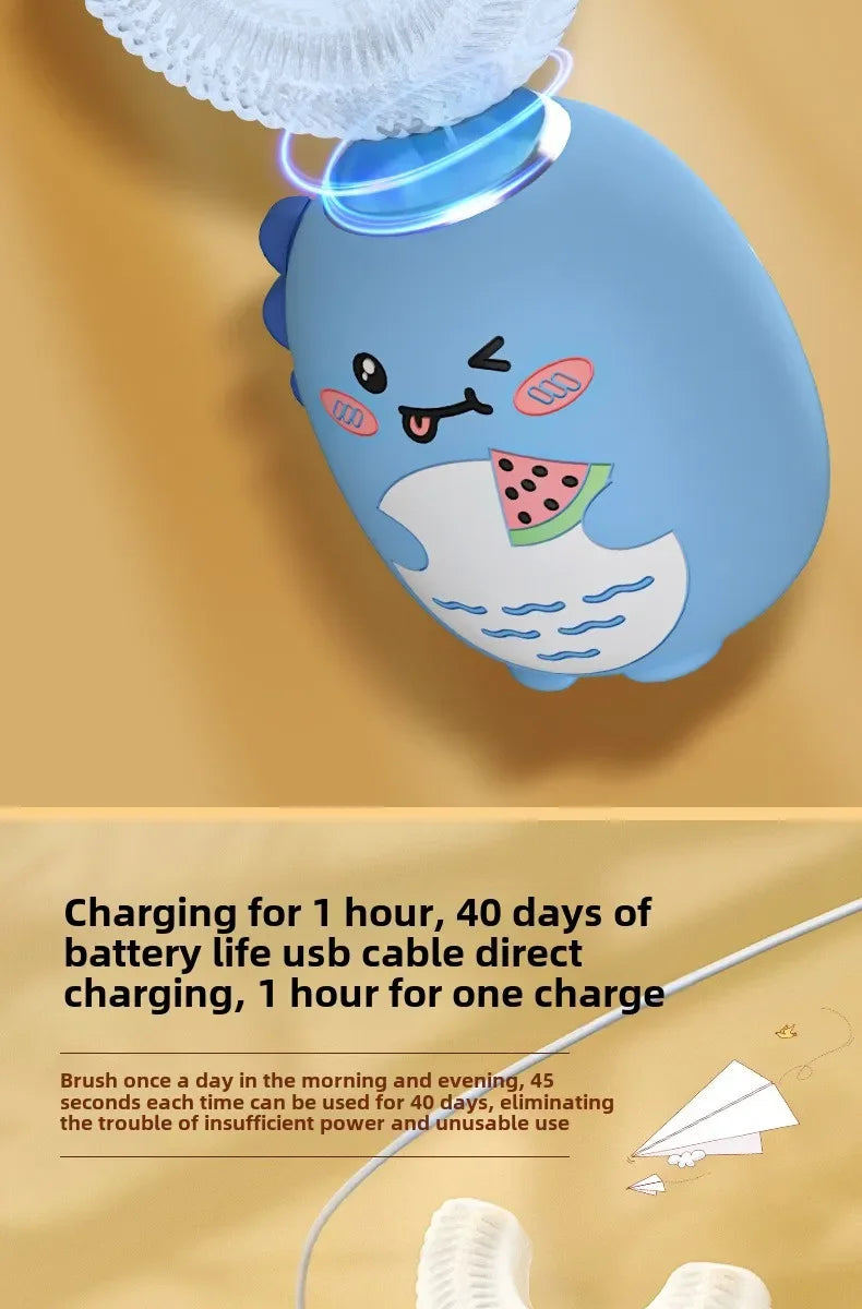 Kids U-Shaped Electric Toothbrush 360