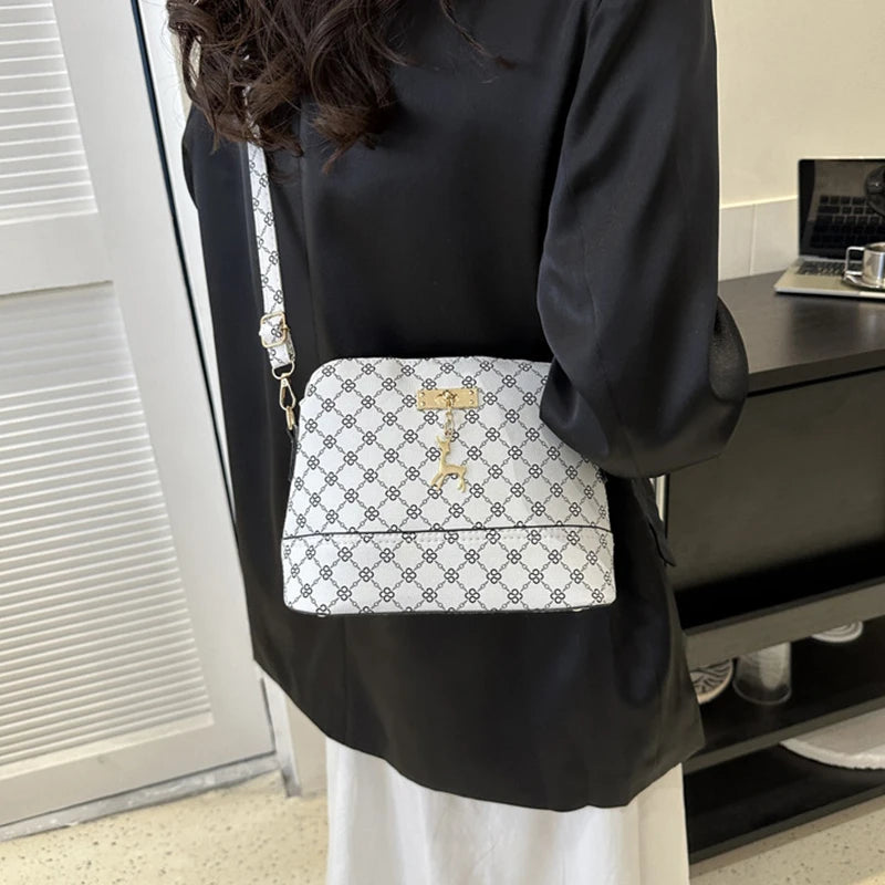 PU Leather Deer Pendant Bag