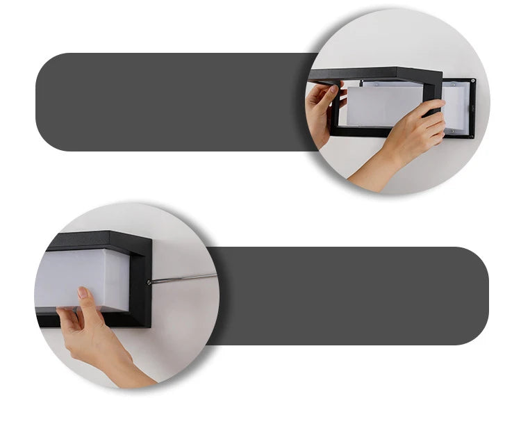 LED Porch & Garden Wall Lamp – Weatherproof Outdoor Lighting