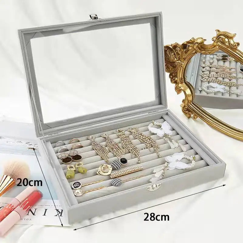 Velvet Box for Storing and Displaying Rings”