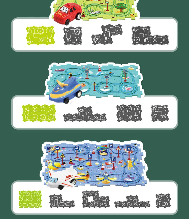 Children’s DIY Electric Railroad Car – Fun Assembly Toy