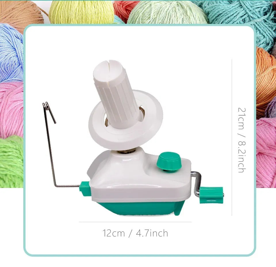 Manual Wool Ball Winder – Hand Operated Yarn Swift for Knitting