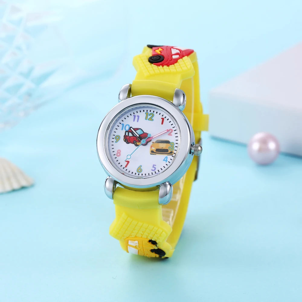 Cute Car Kids Watch – 2024 Gift”