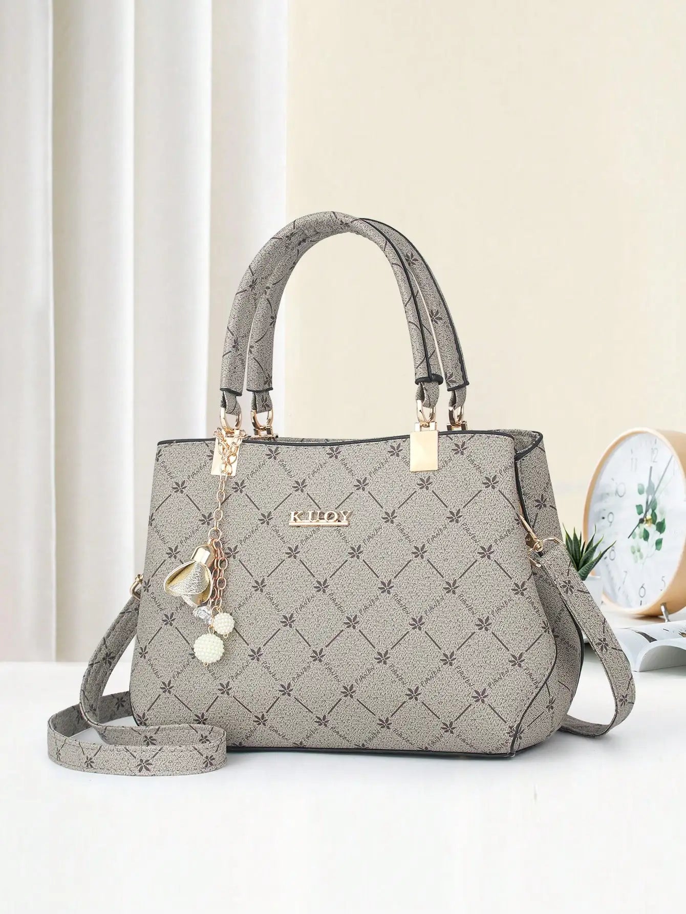 Trendy Women's Print Handbag & Shoulder Bag