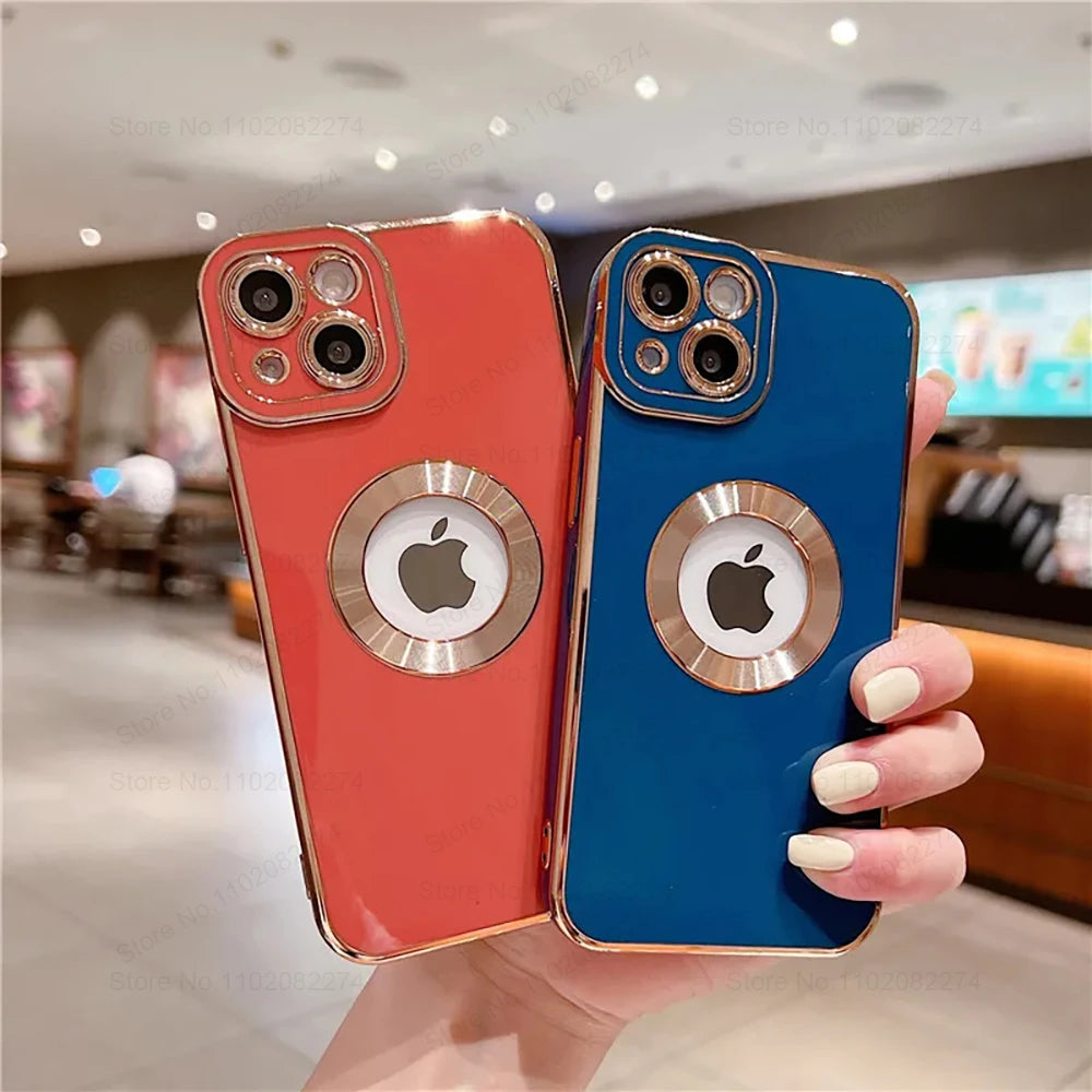Luxury Fashion Shockproof Silicone Cover – iPhone