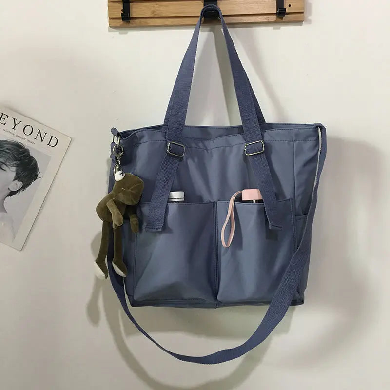 Casual Oxford Tote & Crossbody Bag for Women