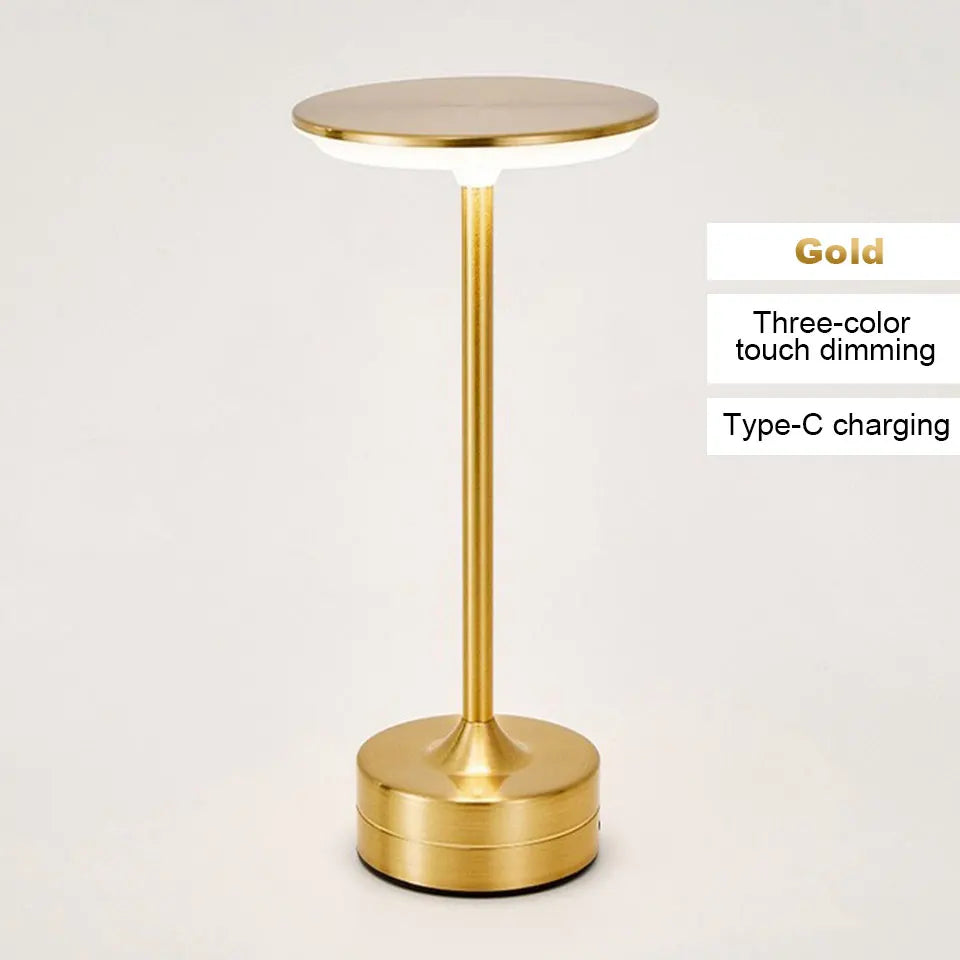 LED Table Lamp with Touch Sensor, USB Rechargeable
