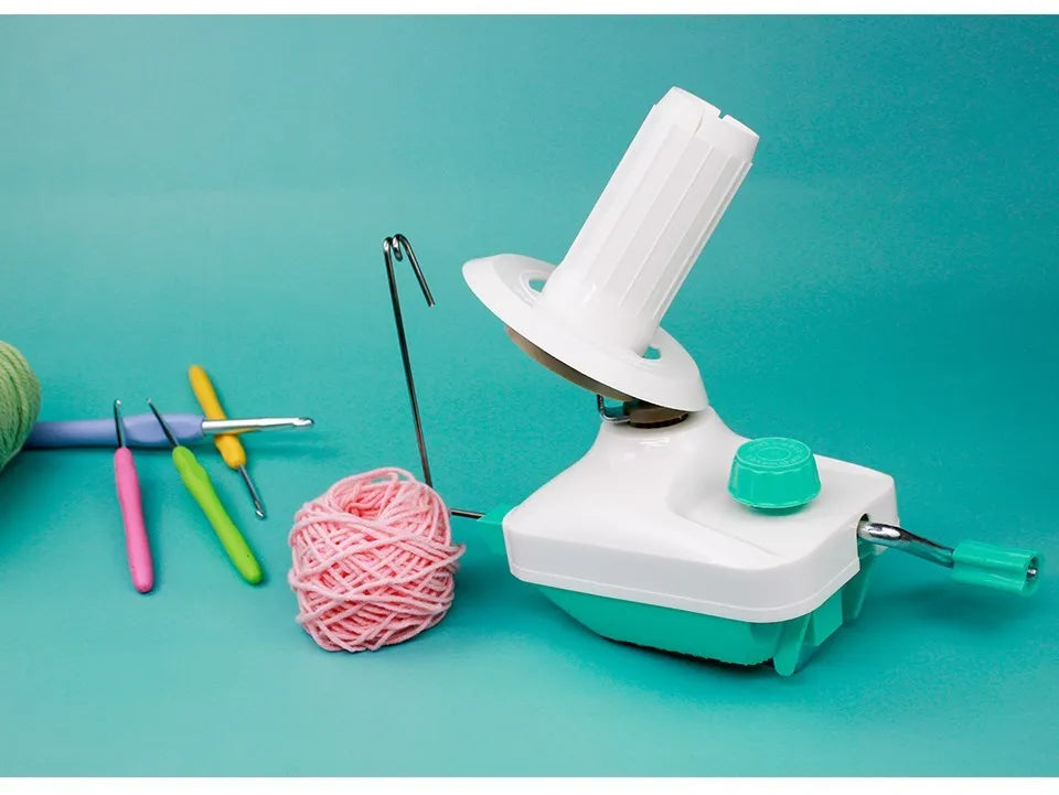 Manual Wool Ball Winder – Hand Operated Yarn Swift for Knitting