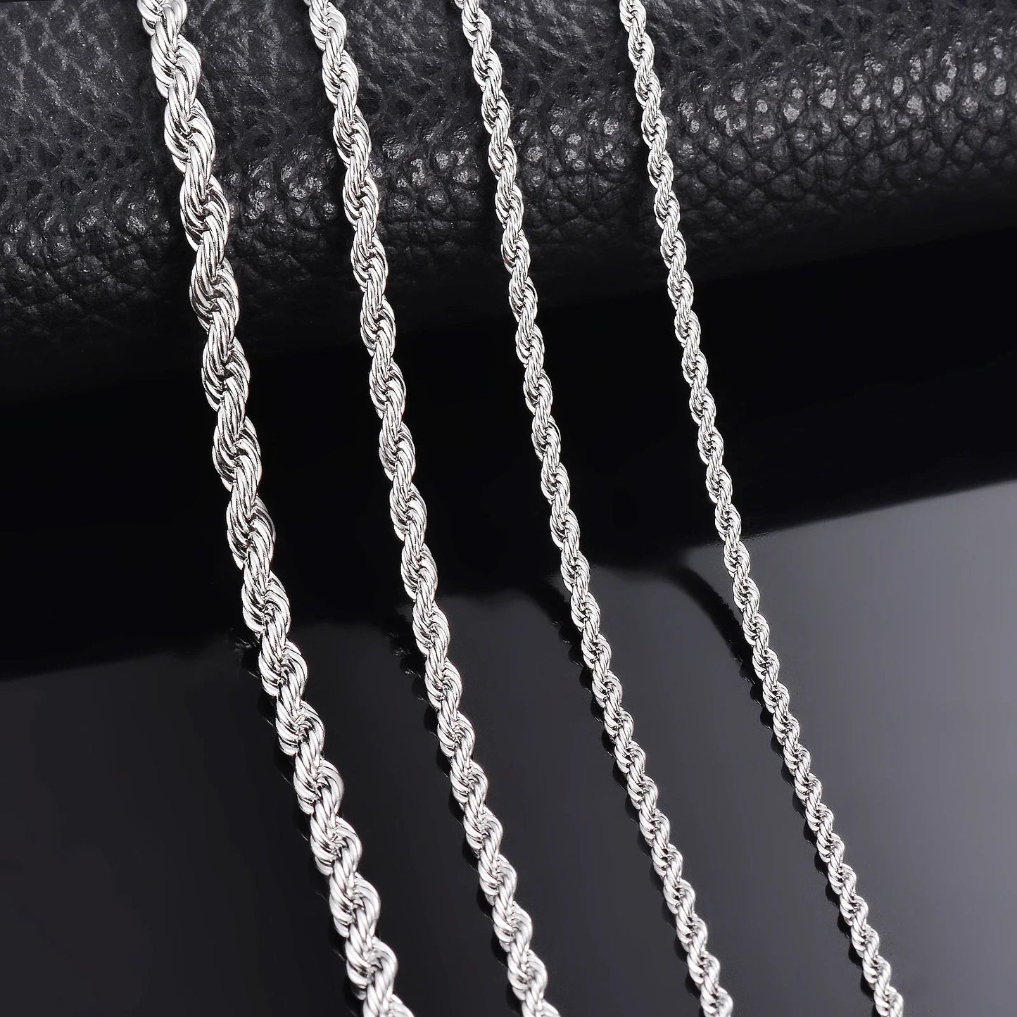 925 Silver Rope Chain Necklace/Bracelet